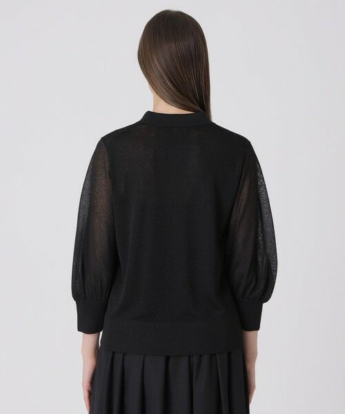 BLUE LABEL / BLACK LABEL CRESTBRIDGE / ブルーレーベル / ブラックレーベル・クレストブリッジ  ニット・セーター | 【取扱店舗限定】ラメシアーカーディガン | 詳細10