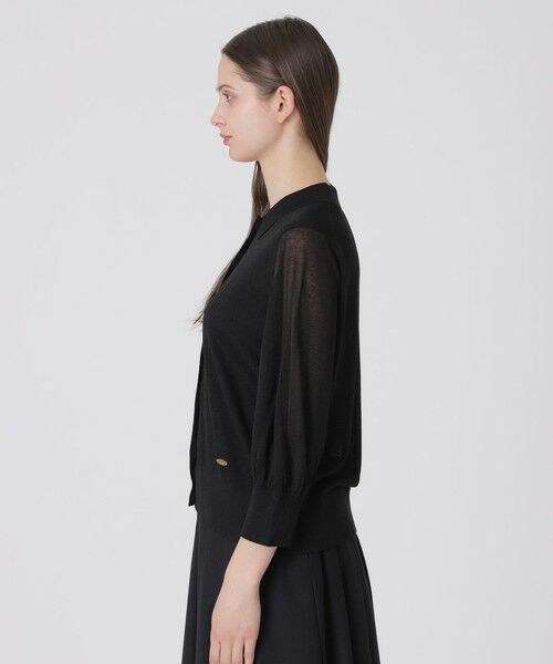 BLUE LABEL / BLACK LABEL CRESTBRIDGE / ブルーレーベル / ブラックレーベル・クレストブリッジ  ニット・セーター | 【取扱店舗限定】ラメシアーカーディガン | 詳細9