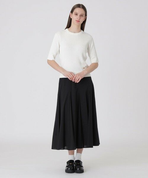 BLUE LABEL / BLACK LABEL CRESTBRIDGE / ブルーレーベル / ブラックレーベル・クレストブリッジ  ニット・セーター | 【取扱店舗限定】コットンシルクリブニットプルオーバー | 詳細1