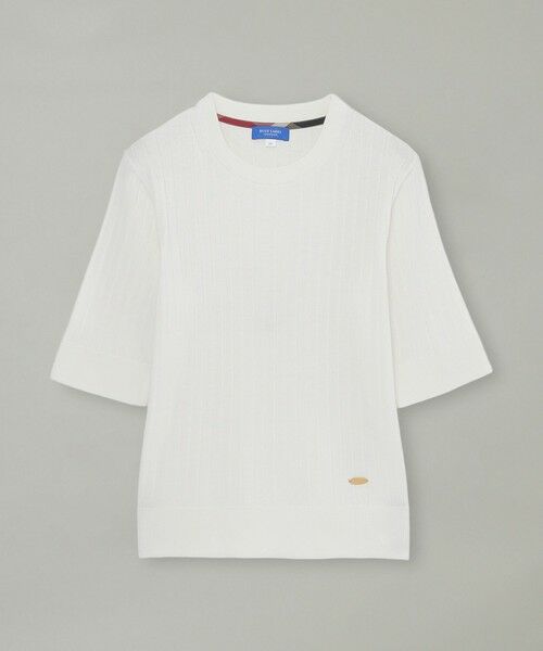 BLUE LABEL / BLACK LABEL CRESTBRIDGE / ブルーレーベル / ブラックレーベル・クレストブリッジ  ニット・セーター | 【取扱店舗限定】コットンシルクリブニットプルオーバー | 詳細6