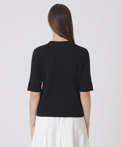 BLUE LABEL / BLACK LABEL CRESTBRIDGE / ブルーレーベル / ブラックレーベル・クレストブリッジ  ニット・セーター | 【取扱店舗限定】コットンシルクリブニットプルオーバー | 詳細10