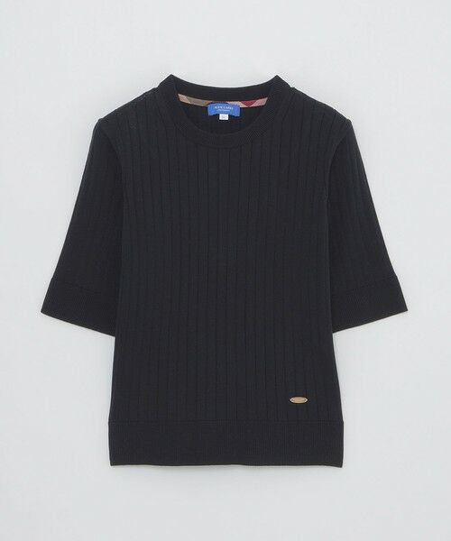 BLUE LABEL / BLACK LABEL CRESTBRIDGE / ブルーレーベル / ブラックレーベル・クレストブリッジ  ニット・セーター | 【取扱店舗限定】コットンシルクリブニットプルオーバー | 詳細12