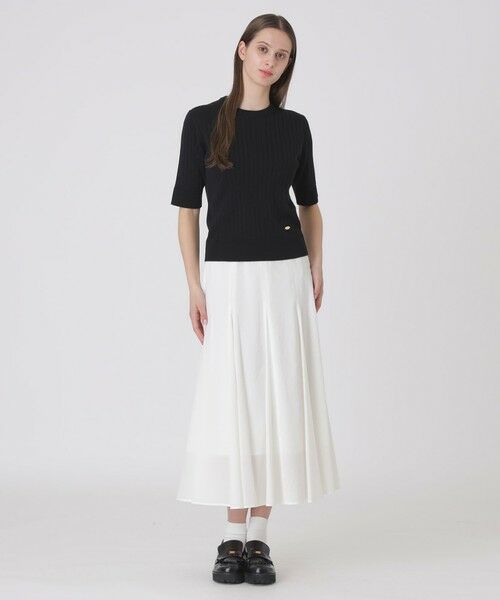 BLUE LABEL / BLACK LABEL CRESTBRIDGE / ブルーレーベル / ブラックレーベル・クレストブリッジ  ニット・セーター | 【取扱店舗限定】コットンシルクリブニットプルオーバー | 詳細7