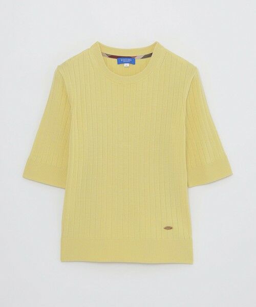 BLUE LABEL / BLACK LABEL CRESTBRIDGE / ブルーレーベル / ブラックレーベル・クレストブリッジ  ニット・セーター | 【取扱店舗限定】コットンシルクリブニットプルオーバー | 詳細18