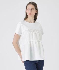 BLUE LABEL / BLACK LABEL CRESTBRIDGE / ブルーレーベル / ブラックレーベル・クレストブリッジ  カットソー | ティアードコンビTシャツ