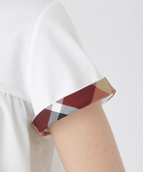 BLUE LABEL / BLACK LABEL CRESTBRIDGE / ブルーレーベル / ブラックレーベル・クレストブリッジ  カットソー | ティアードコンビTシャツ | 詳細5