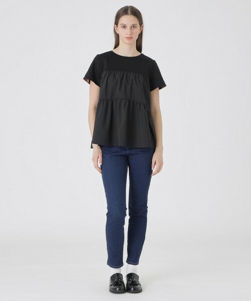 BLUE LABEL / BLACK LABEL CRESTBRIDGE / ブルーレーベル / ブラックレーベル・クレストブリッジ  カットソー | ティアードコンビTシャツ | 詳細7