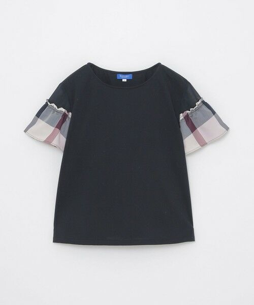 BLUE LABEL / BLACK LABEL CRESTBRIDGE / ブルーレーベル / ブラックレーベル・クレストブリッジ  カットソー | 【接触冷感】プレーティング天竺チェックスリーブTシャツ | 詳細24