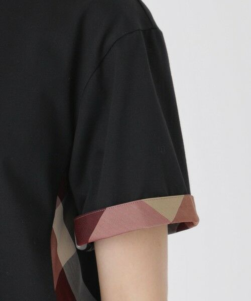 BLUE LABEL / BLACK LABEL CRESTBRIDGE / ブルーレーベル / ブラックレーベル・クレストブリッジ  カットソー | プレーティング天竺サイドチェックTシャツ | 詳細11