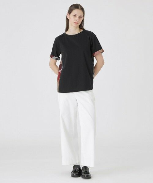 BLUE LABEL / BLACK LABEL CRESTBRIDGE / ブルーレーベル / ブラックレーベル・クレストブリッジ  カットソー | プレーティング天竺サイドチェックTシャツ | 詳細7