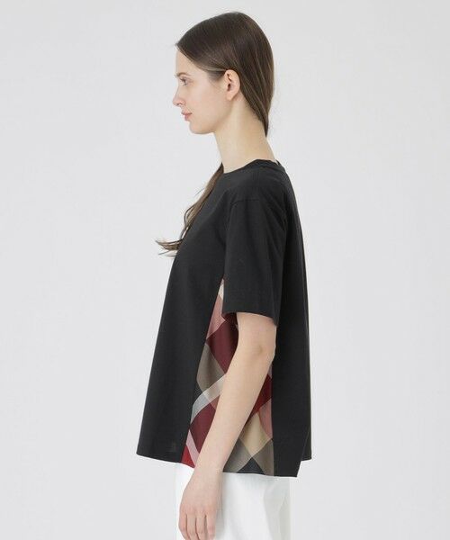 BLUE LABEL / BLACK LABEL CRESTBRIDGE / ブルーレーベル / ブラックレーベル・クレストブリッジ  カットソー | プレーティング天竺サイドチェックTシャツ | 詳細9