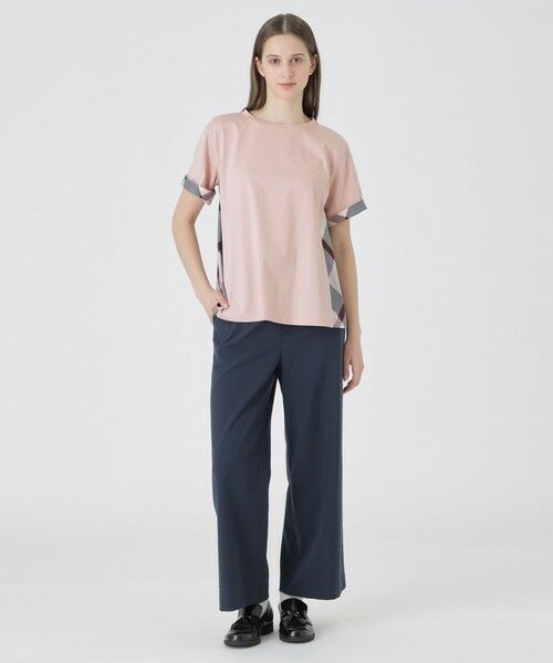 BLUE LABEL / BLACK LABEL CRESTBRIDGE / ブルーレーベル / ブラックレーベル・クレストブリッジ  カットソー | プレーティング天竺サイドチェックTシャツ | 詳細13