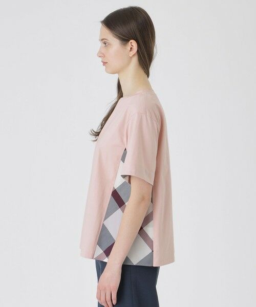 BLUE LABEL / BLACK LABEL CRESTBRIDGE / ブルーレーベル / ブラックレーベル・クレストブリッジ  カットソー | プレーティング天竺サイドチェックTシャツ | 詳細15