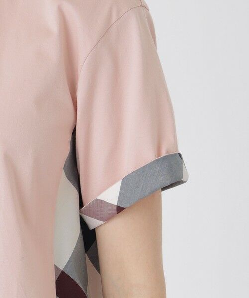 BLUE LABEL / BLACK LABEL CRESTBRIDGE / ブルーレーベル / ブラックレーベル・クレストブリッジ  カットソー | プレーティング天竺サイドチェックTシャツ | 詳細17