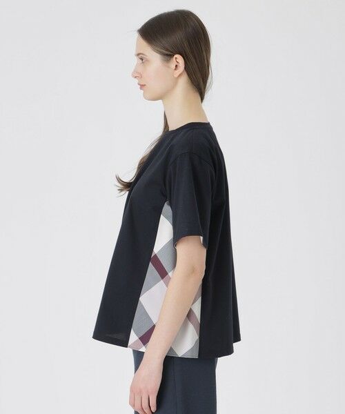 BLUE LABEL / BLACK LABEL CRESTBRIDGE / ブルーレーベル / ブラックレーベル・クレストブリッジ  カットソー | プレーティング天竺サイドチェックTシャツ | 詳細21