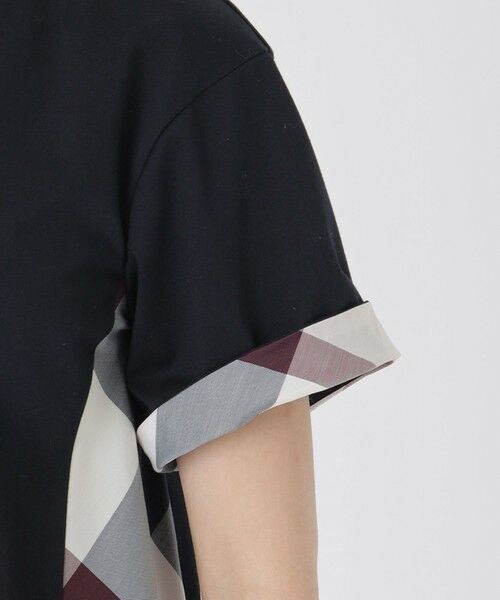 BLUE LABEL / BLACK LABEL CRESTBRIDGE / ブルーレーベル / ブラックレーベル・クレストブリッジ  カットソー | プレーティング天竺サイドチェックTシャツ | 詳細23