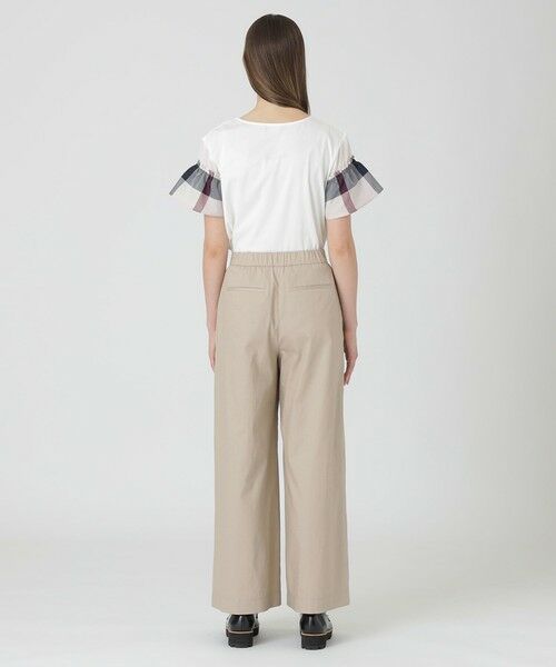 BLUE LABEL / BLACK LABEL CRESTBRIDGE / ブルーレーベル / ブラックレーベル・クレストブリッジ  その他パンツ | ライトスラブシャンブレーワイドパンツ | 詳細3
