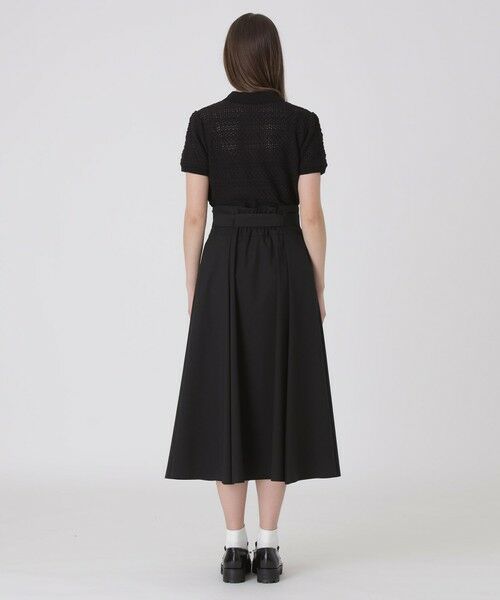 BLUE LABEL / BLACK LABEL CRESTBRIDGE / ブルーレーベル / ブラックレーベル・クレストブリッジ  ミニ・ひざ丈スカート | ポリレーヨンブロードトレンチスカート | 詳細3