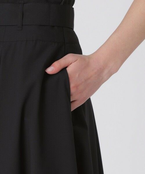 BLUE LABEL / BLACK LABEL CRESTBRIDGE / ブルーレーベル / ブラックレーベル・クレストブリッジ  ミニ・ひざ丈スカート | ポリレーヨンブロードトレンチスカート | 詳細6
