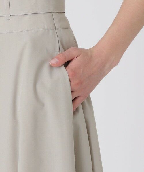 BLUE LABEL / BLACK LABEL CRESTBRIDGE / ブルーレーベル / ブラックレーベル・クレストブリッジ  ミニ・ひざ丈スカート | ポリレーヨンブロードトレンチスカート | 詳細13