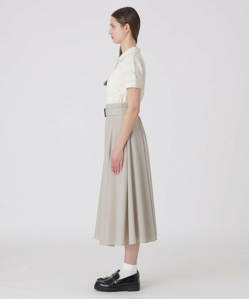 BLUE LABEL / BLACK LABEL CRESTBRIDGE / ブルーレーベル / ブラックレーベル・クレストブリッジ  ミニ・ひざ丈スカート | ポリレーヨンブロードトレンチスカート | 詳細9