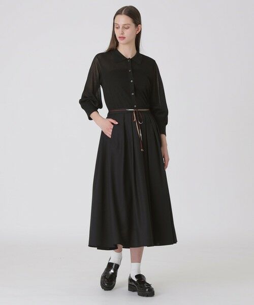 BLUE LABEL / BLACK LABEL CRESTBRIDGE / ブルーレーベル / ブラックレーベル・クレストブリッジ  ミニ・ひざ丈スカート | 【取扱店舗限定】メッシュスカート | 詳細1