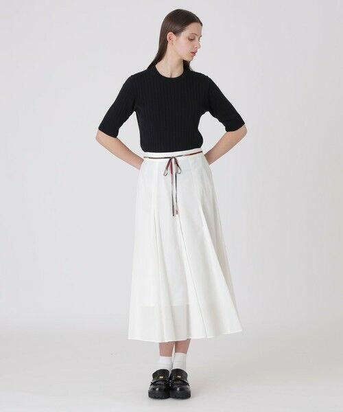 BLUE LABEL / BLACK LABEL CRESTBRIDGE / ブルーレーベル / ブラックレーベル・クレストブリッジ  ミニ・ひざ丈スカート | 【取扱店舗限定】オーガンジーフレアスカート | 詳細1