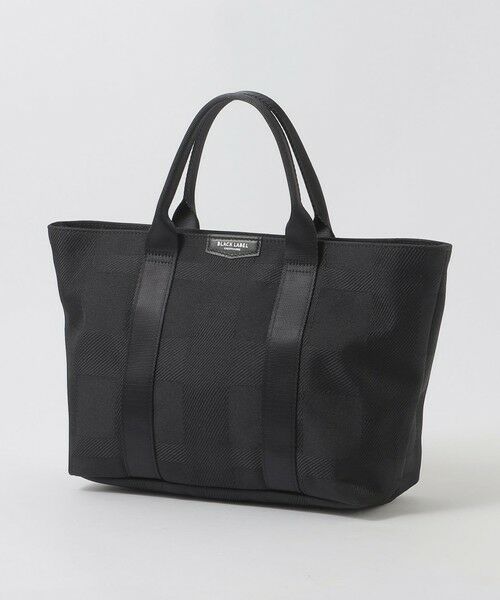 BLUE LABEL / BLACK LABEL CRESTBRIDGE / ブルーレーベル / ブラックレーベル・クレストブリッジ  ショルダーバッグ | シャドーチェックドライバーズトート（ブラック）