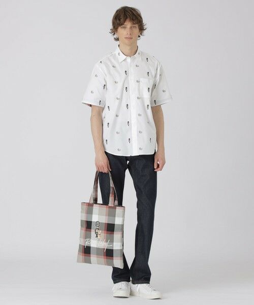 BLUE LABEL / BLACK LABEL CRESTBRIDGE / ブルーレーベル / ブラックレーベル・クレストブリッジ  ショルダーバッグ | クレストブリッジチェックブリティッシュグラフィックトート | 詳細2