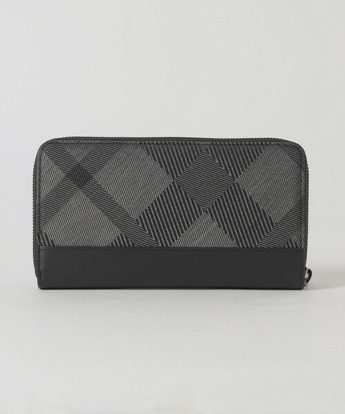 BLUE LABEL / BLACK LABEL CRESTBRIDGE / ブルーレーベル / ブラックレーベル・クレストブリッジ  財布・コインケース・マネークリップ | カルゼシャドークレストブリッジチェックラウンドジップウォレット | 詳細1