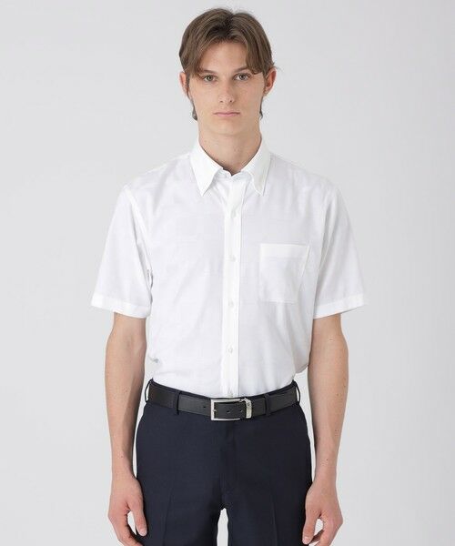 BLUE LABEL / BLACK LABEL CRESTBRIDGE / ブルーレーベル / ブラックレーベル・クレストブリッジ  シャツ・ブラウス | シャドークレストブリッジチェックハーフスリーブボタンダウンシャツ | 詳細1