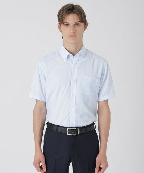 BLUE LABEL / BLACK LABEL CRESTBRIDGE / ブルーレーベル / ブラックレーベル・クレストブリッジ  シャツ・ブラウス | シャドークレストブリッジチェックハーフスリーブボタンダウンシャツ | 詳細5