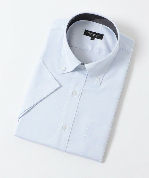 BLUE LABEL / BLACK LABEL CRESTBRIDGE / ブルーレーベル / ブラックレーベル・クレストブリッジ  シャツ・ブラウス | シャドークレストブリッジチェックハーフスリーブボタンダウンシャツ（ライトブルー3）