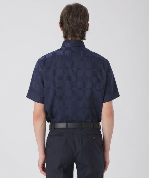 BLUE LABEL / BLACK LABEL CRESTBRIDGE / ブルーレーベル / ブラックレーベル・クレストブリッジ  シャツ・ブラウス | シャドークレストブリッジチェックハーフスリーブボタンダウンシャツ | 詳細11