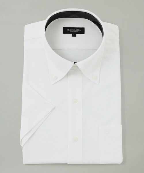 BLUE LABEL / BLACK LABEL CRESTBRIDGE / ブルーレーベル / ブラックレーベル・クレストブリッジ  シャツ・ブラウス | トリコットソリッドハーフスリーブボタンダウンシャツ | 詳細5