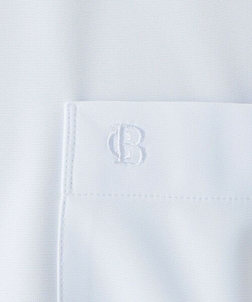BLUE LABEL / BLACK LABEL CRESTBRIDGE / ブルーレーベル / ブラックレーベル・クレストブリッジ  シャツ・ブラウス | トリコットソリッドハーフスリーブボタンダウンシャツ | 詳細9