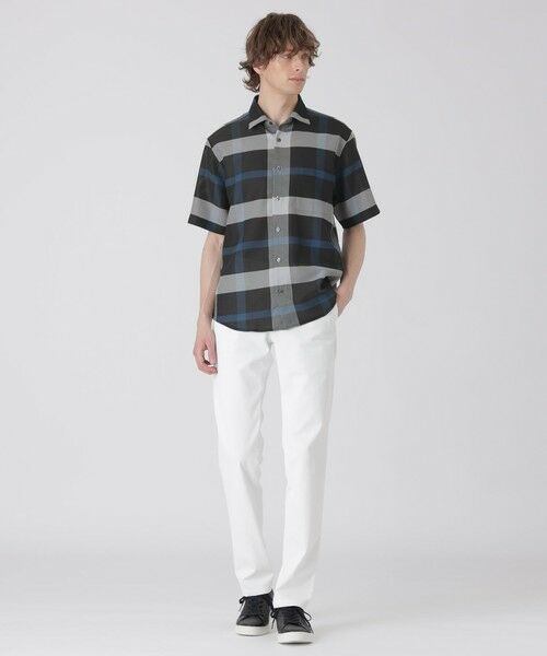 BLUE LABEL / BLACK LABEL CRESTBRIDGE / ブルーレーベル / ブラックレーベル・クレストブリッジ  シャツ・ブラウス | カラミクレストブリッジチェックハーフスリーブシャツ | 詳細5