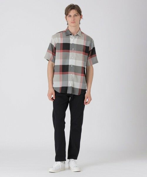 BLUE LABEL / BLACK LABEL CRESTBRIDGE / ブルーレーベル / ブラックレーベル・クレストブリッジ  シャツ・ブラウス | カラミクレストブリッジチェックハーフスリーブシャツ | 詳細9