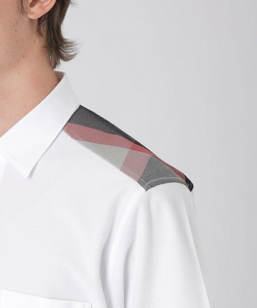 BLUE LABEL / BLACK LABEL CRESTBRIDGE / ブルーレーベル / ブラックレーベル・クレストブリッジ  シャツ・ブラウス | ヨークカラミチェックハーフスリーブシャツ | 詳細4