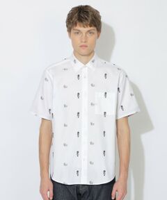 BLUE LABEL / BLACK LABEL CRESTBRIDGE / ブルーレーベル / ブラックレーベル・クレストブリッジ  シャツ・ブラウス | ガーズマン&コーギーカットジャカードハーフスリーブシャツ