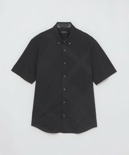 BLUE LABEL / BLACK LABEL CRESTBRIDGE / ブルーレーベル / ブラックレーベル・クレストブリッジ  シャツ・ブラウス | シャドーチェックフロントジャージーシャツ | 詳細11