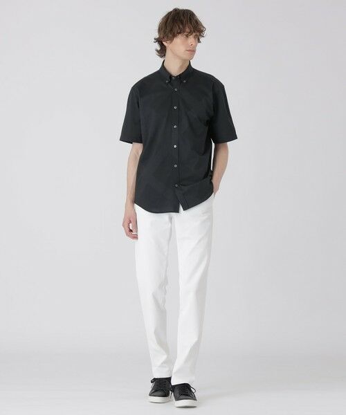 BLUE LABEL / BLACK LABEL CRESTBRIDGE / ブルーレーベル / ブラックレーベル・クレストブリッジ  シャツ・ブラウス | シャドーチェックフロントジャージーシャツ | 詳細7