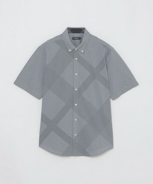 BLUE LABEL / BLACK LABEL CRESTBRIDGE / ブルーレーベル / ブラックレーベル・クレストブリッジ  シャツ・ブラウス | シャドーチェックフロントジャージーシャツ | 詳細16