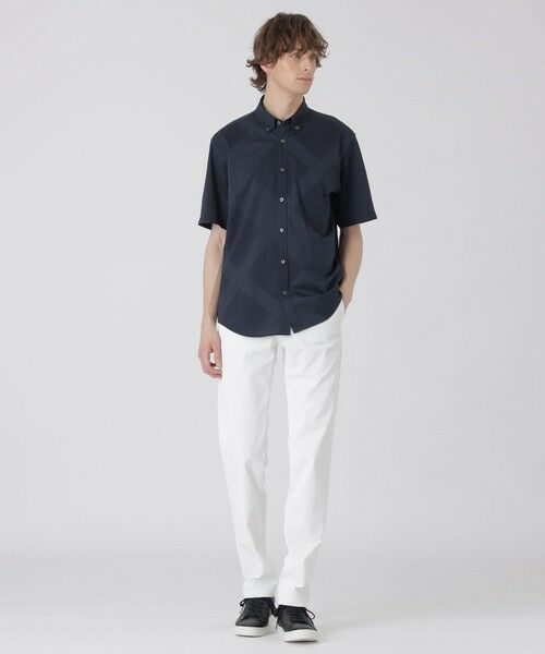 BLUE LABEL / BLACK LABEL CRESTBRIDGE / ブルーレーベル / ブラックレーベル・クレストブリッジ  シャツ・ブラウス | シャドーチェックフロントジャージーシャツ | 詳細17