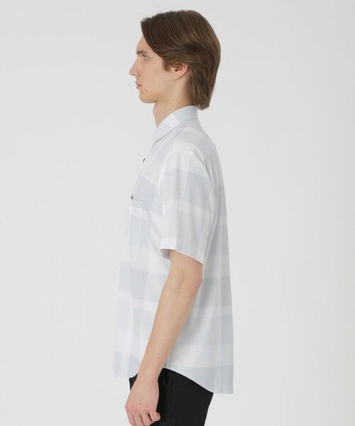 BLUE LABEL / BLACK LABEL CRESTBRIDGE / ブルーレーベル / ブラックレーベル・クレストブリッジ  シャツ・ブラウス | 【BLACK lab.】メッシュトリコットクレストブリッジチェックシャツ | 詳細2