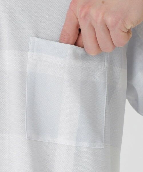 BLUE LABEL / BLACK LABEL CRESTBRIDGE / ブルーレーベル / ブラックレーベル・クレストブリッジ  シャツ・ブラウス | 【BLACK lab.】メッシュトリコットクレストブリッジチェックシャツ | 詳細4