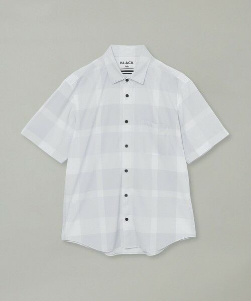 BLUE LABEL / BLACK LABEL CRESTBRIDGE / ブルーレーベル / ブラックレーベル・クレストブリッジ  シャツ・ブラウス | 【BLACK lab.】メッシュトリコットクレストブリッジチェックシャツ | 詳細5