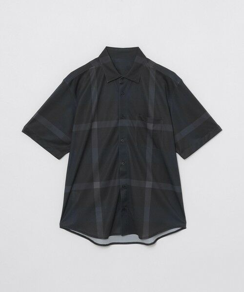 BLUE LABEL / BLACK LABEL CRESTBRIDGE / ブルーレーベル / ブラックレーベル・クレストブリッジ  シャツ・ブラウス | 【BLACK lab.】メッシュトリコットクレストブリッジチェックシャツ | 詳細10
