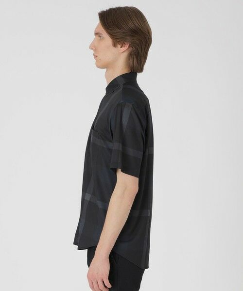 BLUE LABEL / BLACK LABEL CRESTBRIDGE / ブルーレーベル / ブラックレーベル・クレストブリッジ  シャツ・ブラウス | 【BLACK lab.】メッシュトリコットクレストブリッジチェックシャツ | 詳細7