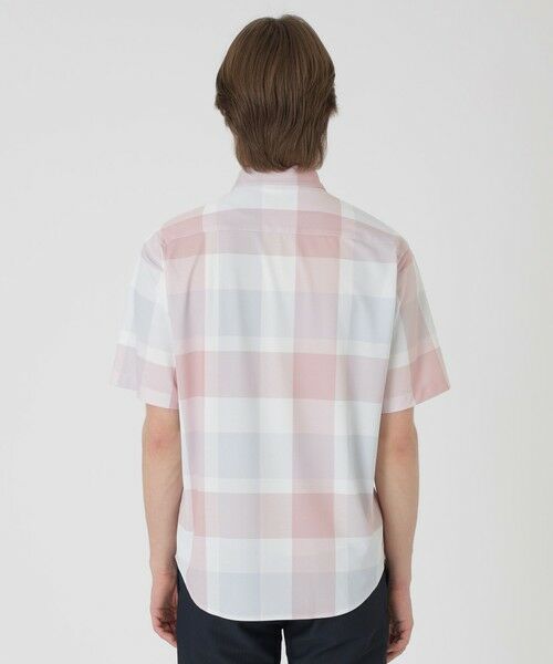 BLUE LABEL / BLACK LABEL CRESTBRIDGE / ブルーレーベル / ブラックレーベル・クレストブリッジ  シャツ・ブラウス | 【BLACK lab.】メッシュトリコットクレストブリッジチェックシャツ | 詳細12
